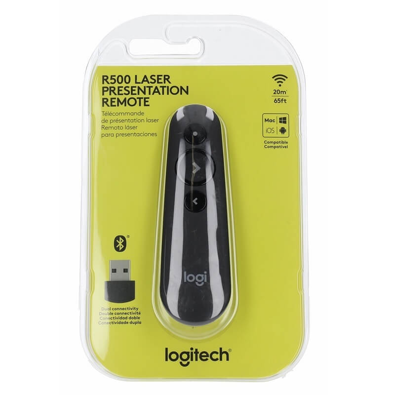 Logitech Wireless Presenter R500 Graphite/Black Logitech Wireless Presenter R500 Graphite/Black